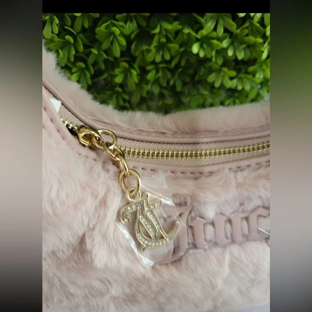 NWT Juicy Couture dusty blush semi charmed  coho bag $99